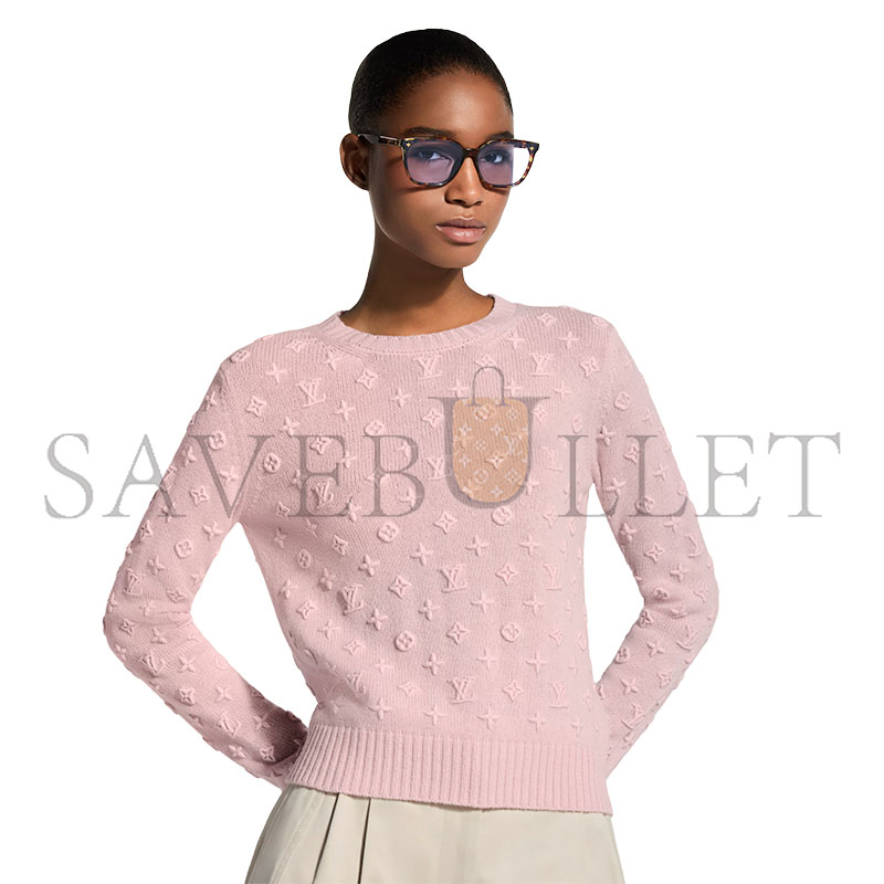 L0vis Vvtt0n 3D MONOGRAM PATTERN PULLOVER 1AKESG